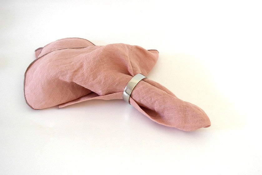 Servettringar Silver 6p