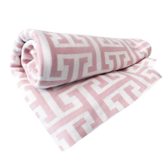 Pläd baby rosa