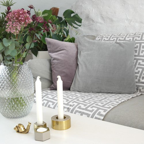 Kuddfodral Mörklila