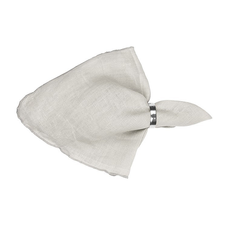 Servettringar Silver 6p