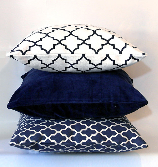 Kuddfodral Tangier Blå