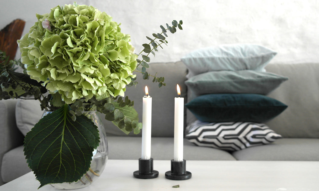 Kuddfodral ljusgrön sammet